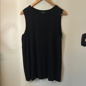 Black Sleeveless Tank Tunic by Eileen Fisher Size M